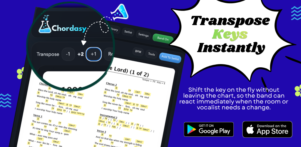 Transpose keys instantly feature card
