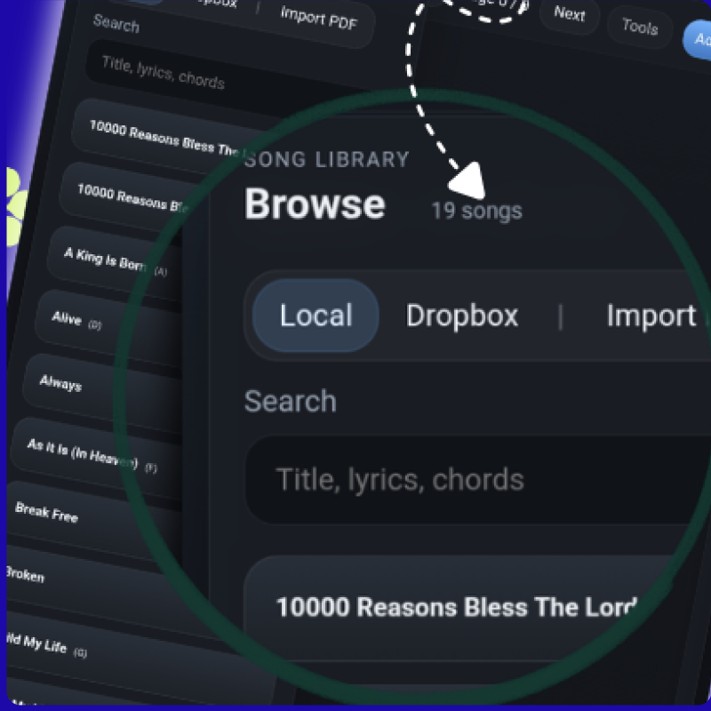 Browse your library feature card
