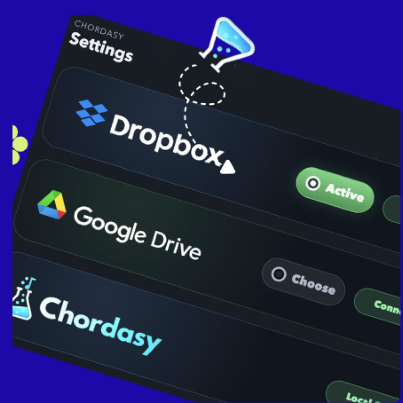 Connect your cloud library feature card