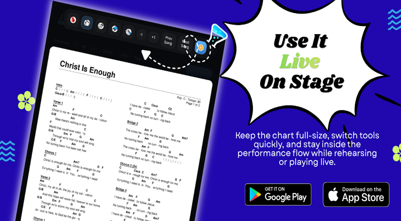 Use it live on stage feature card